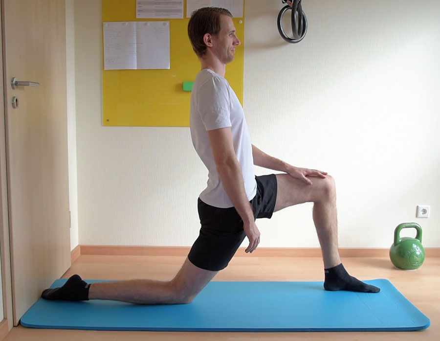 Hip flexor stretch